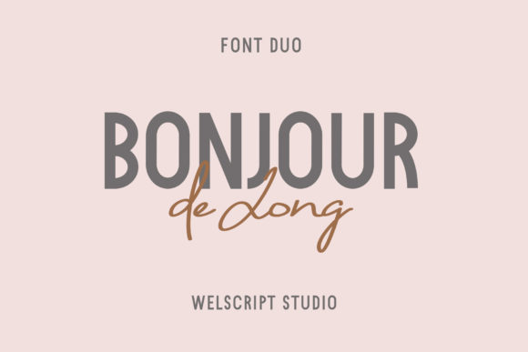 Bonjour De Jong: A Modern Font That Speaks Volumes
