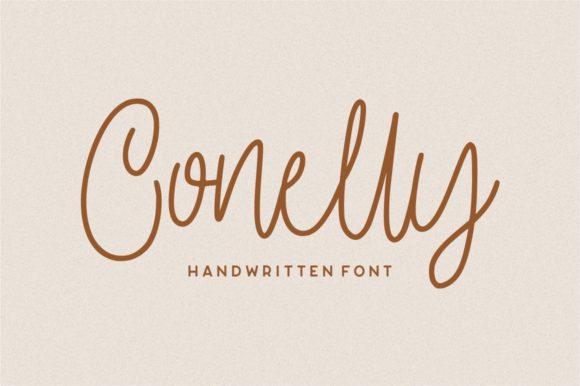 Conelly Font: A Modern Handwritten Style for Authentic Creativity