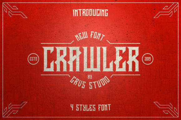 Crawler Font for Authentic Branding and Creative Design