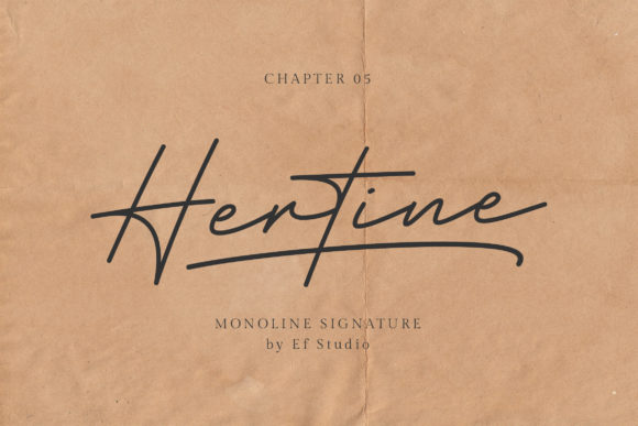 Hertine: A Friendly Script Font with Versatile Appeal