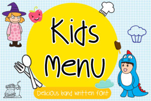 Kids Menu: A Playful Font for Creative Projects