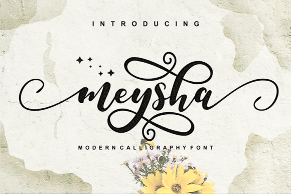Meysha Font for Creative Projects