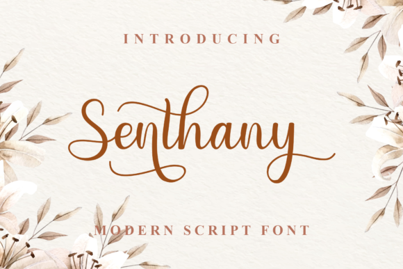 Senthany Font for Elegant Designs