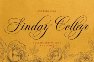 Sinday College Font: Elegance in Every Curve