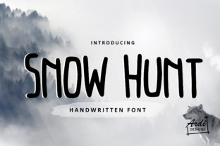 Snow Hunt: A Font That Brings Playfulness and Authenticity to Your Creations
