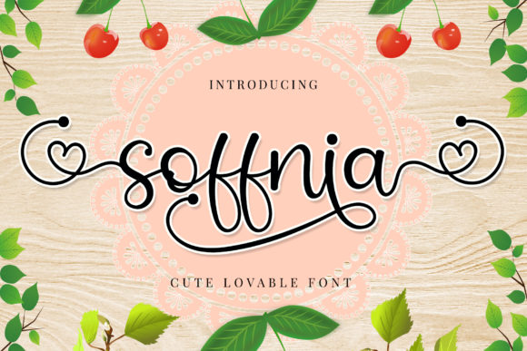 Soffnia: A Font That Captures the Essence of Love and Creativity