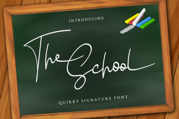 The School: A Font That Embodies Fun, Quirkiness, and Authenticity