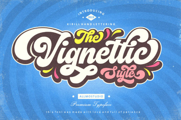 The Vignettic: A Playful Handwritten Font for Nostalgic Design Projects